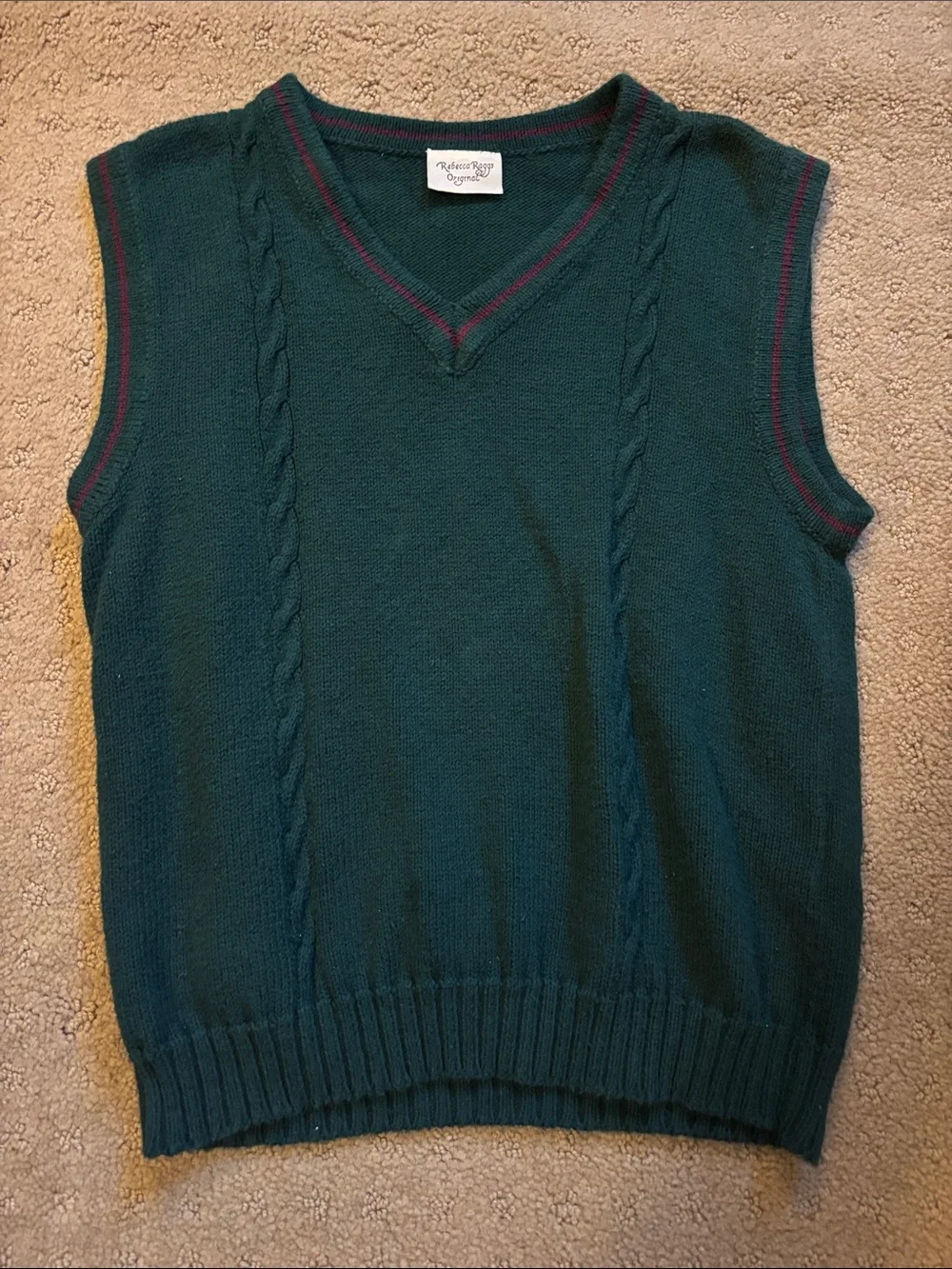 Vintage Rebecca Riggs Original Boys 3-Piece Outfit Perfect for Christmas